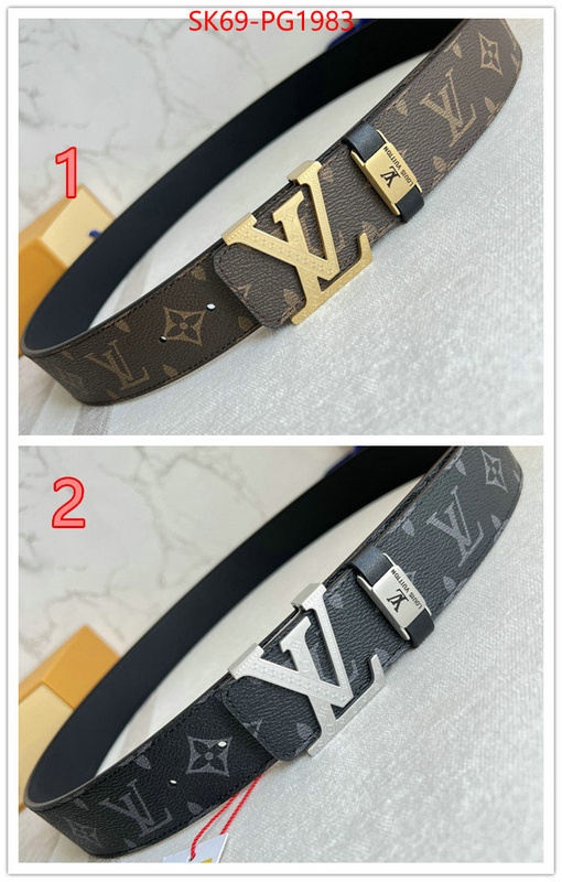 Belts-LV perfect quality ID: PG1983 $: 69USD