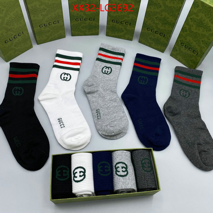 Sock-Gucci new 2023 ID: LG3692 $: 32USD