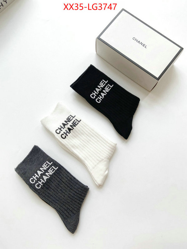 Sock-Chanel perfect quality ID: LG3747 $: 35USD