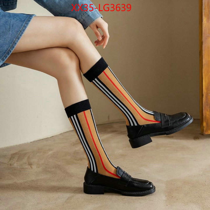 Sock-Burberry high quality customize ID: LG3639 $: 35USD