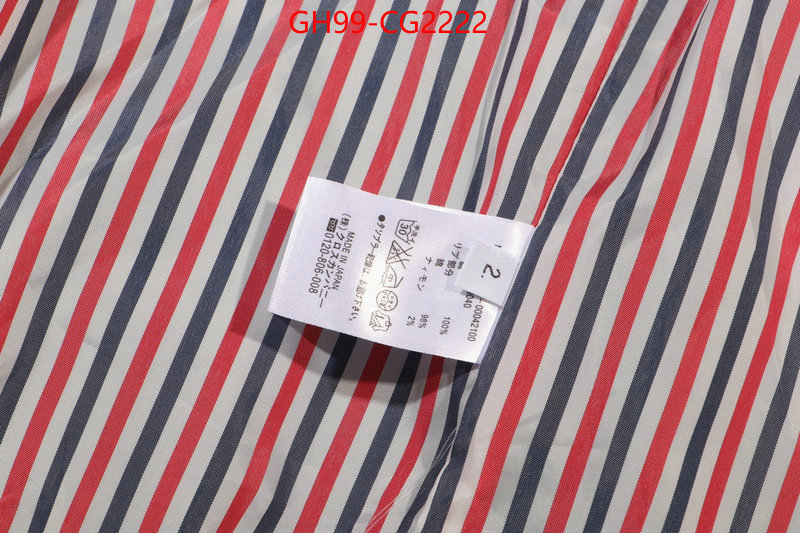 Clothing-Thom Browne customize the best replica ID: CG2222 $: 99USD