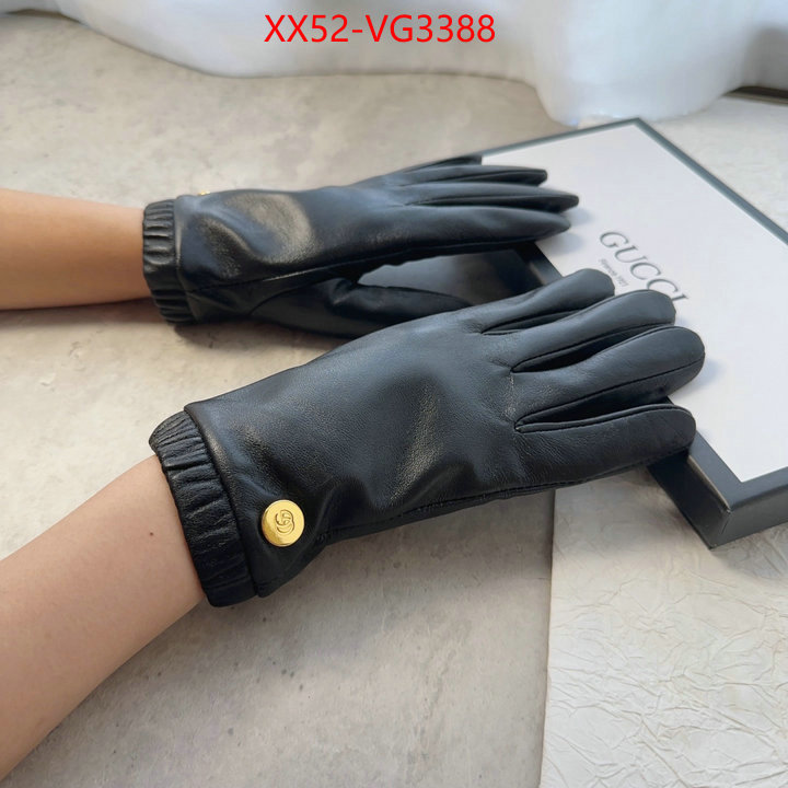 Gloves-Gucci fashion designer ID: VG3388 $: 52USD