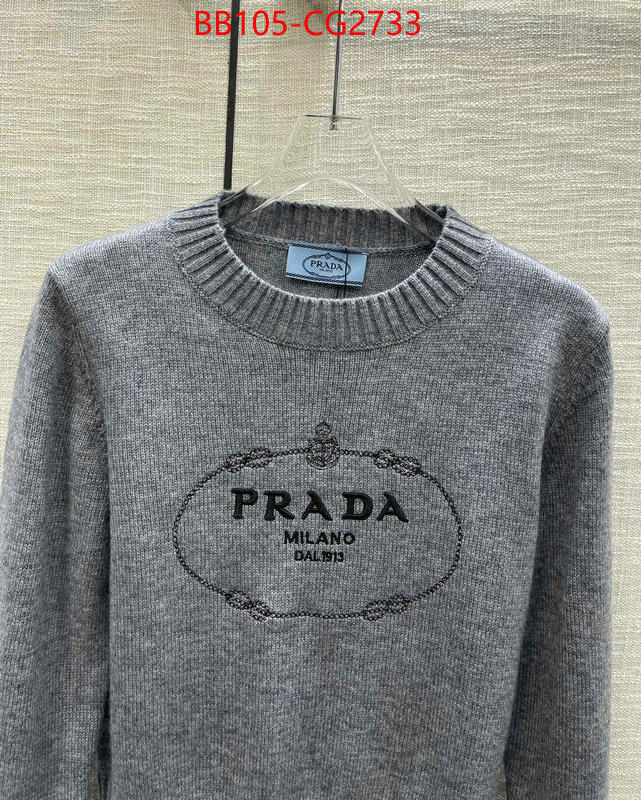 Clothing-Prada replica 2023 perfect luxury ID: CG2733 $: 105USD