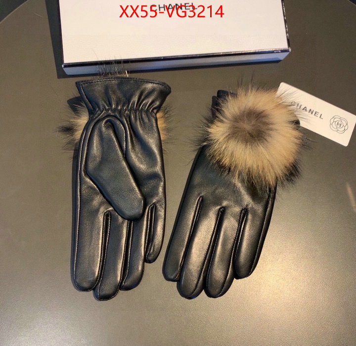 Gloves-Chanel highest product quality ID: VG3214 $: 55USD