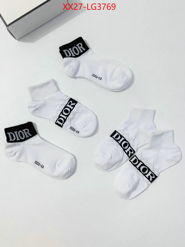 Sock-Dior best quality replica ID: LG3769 $: 27USD