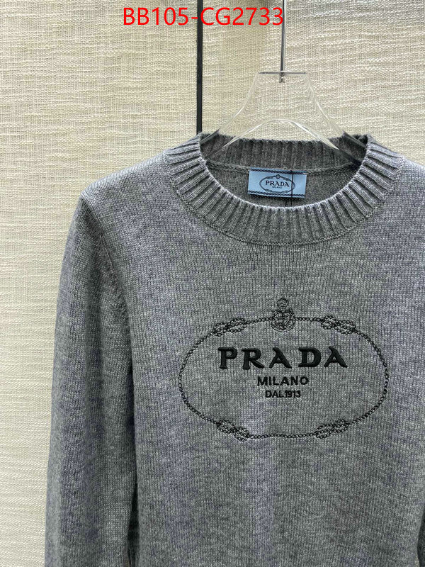 Clothing-Prada replica 2023 perfect luxury ID: CG2733 $: 105USD