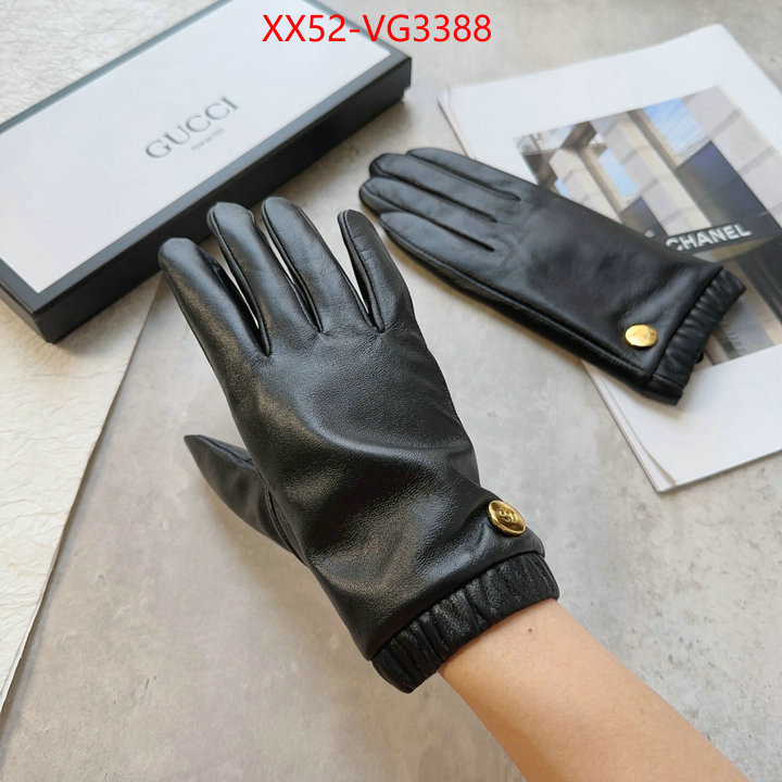 Gloves-Gucci fashion designer ID: VG3388 $: 52USD