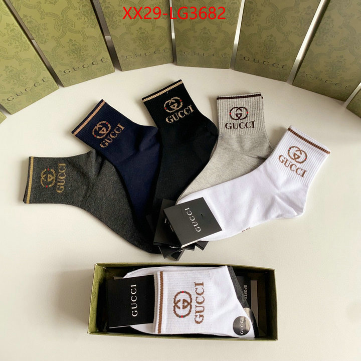 Sock-Gucci perfect quality designer replica ID: LG3682 $: 29USD