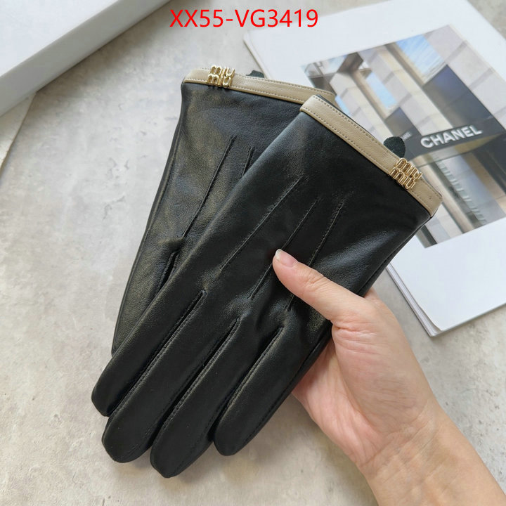Gloves-Miu Miu top brands like ID: VG3419 $: 55USD