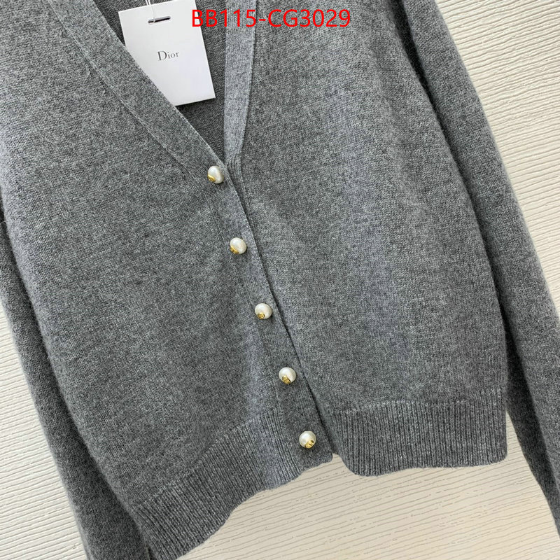 Clothing-Dior sell high quality ID: CG3029 $: 115USD