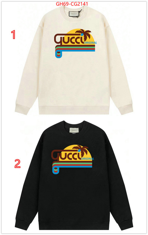 Clothing-Gucci top grade ID: CG2141 $: 69USD