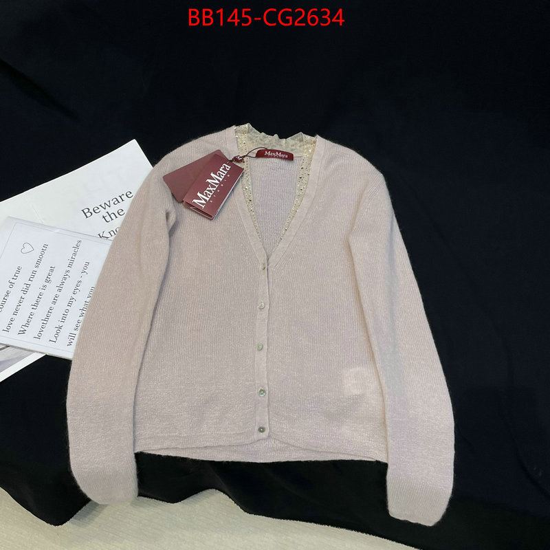 Clothing-MaxMara buying replica ID: CG2634 $: 145USD