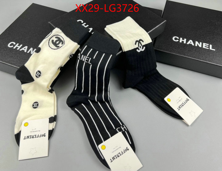 Sock-Chanel unsurpassed quality ID: LG3726 $: 29USD