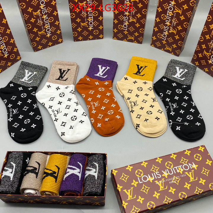 Sock-LV best designer replica ID: LG3628 $: 29USD