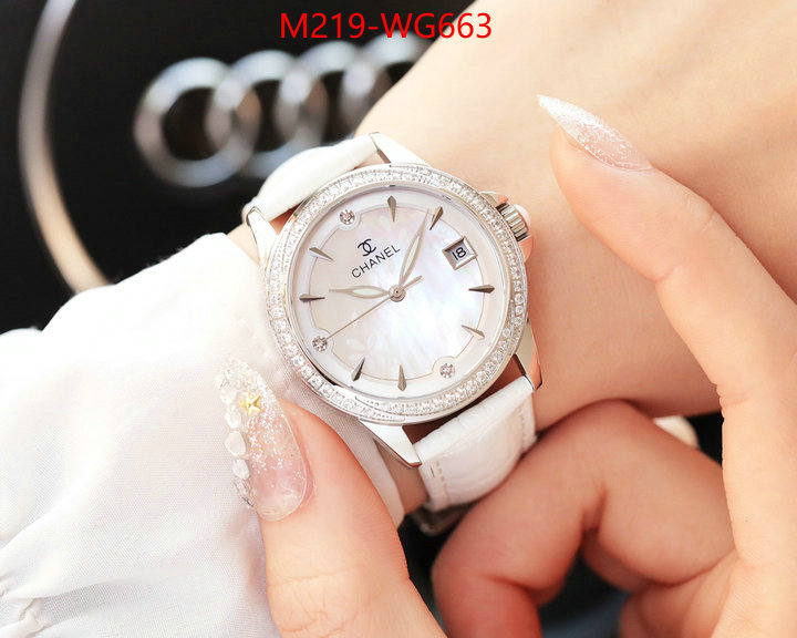 Watch(TOP)-Chanel top sale ID: WG663 $: 219USD