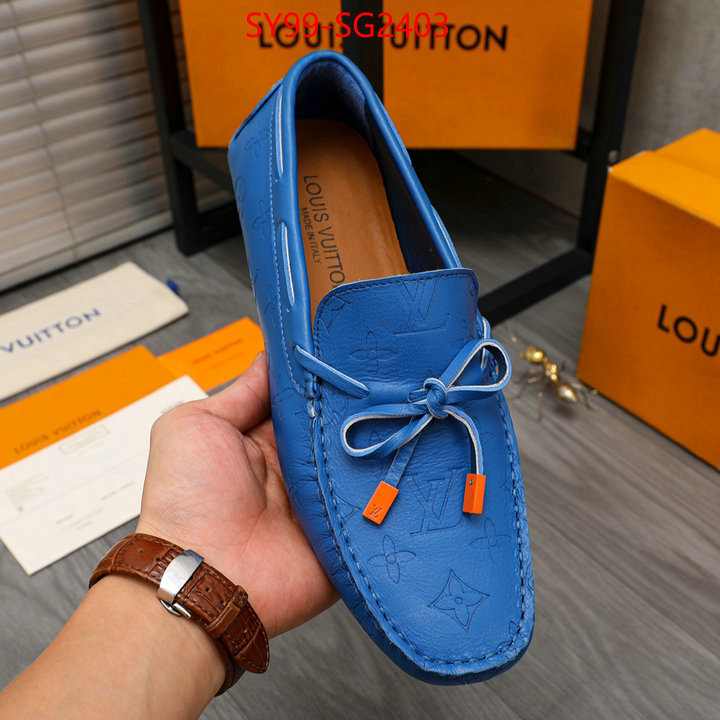 Men Shoes-LV designer fake ID: SG2403 $: 99USD