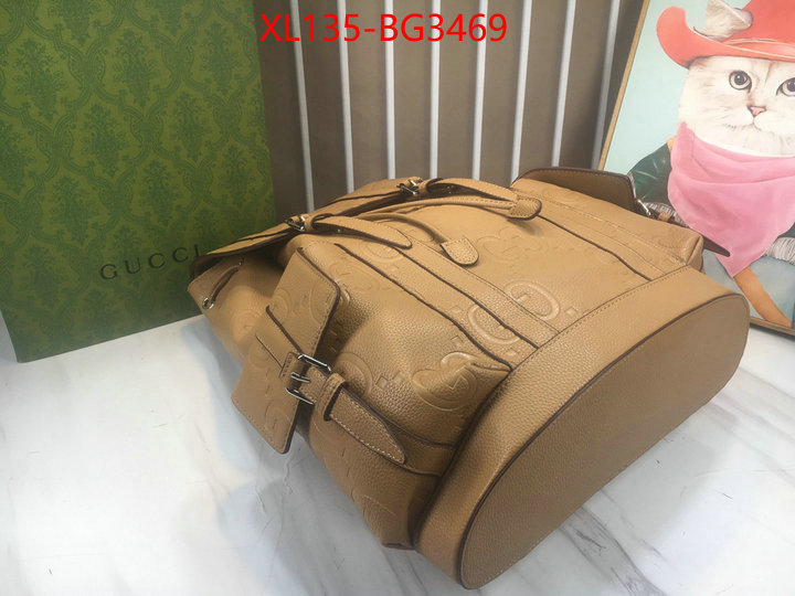 Gucci Bags(4A)-Backpack- top perfect fake ID: BG3469 $: 135USD