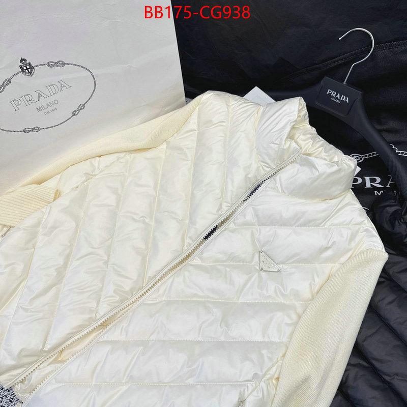 Down jacket Women-Prada how to start selling replica ID: CG938 $: 175USD