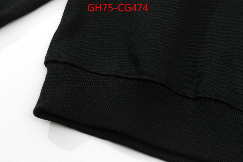 Clothing-Gucci shop cheap high quality 1:1 replica ID: CG474 $: 75USD