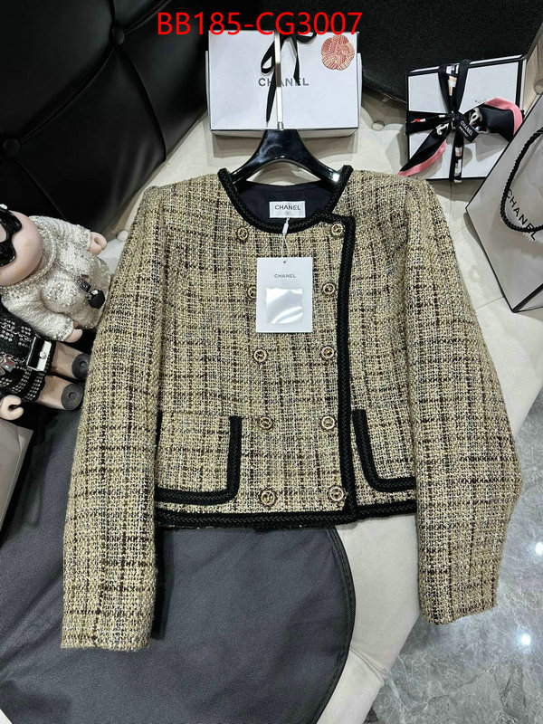 Clothing-Chanel where to buy the best replica ID: CG3007 $: 185USD