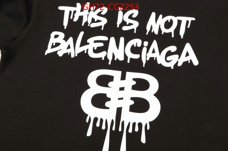 Clothing-Balenciaga top quality ID: CG2253 $: 72USD