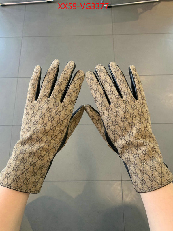 Gloves-Gucci outlet 1:1 replica ID: VG3377 $: 59USD