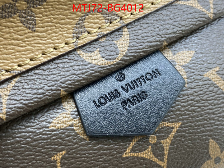 LV Bags(4A)-Backpack- mirror copy luxury ID: BG4012 $: 72USD