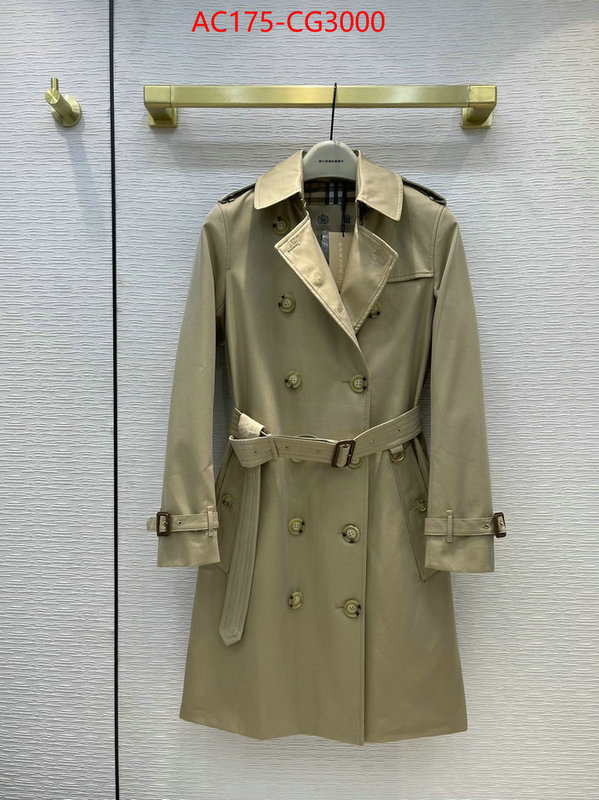 Clothing-Burberry flawless ID: CG3000 $: 175USD