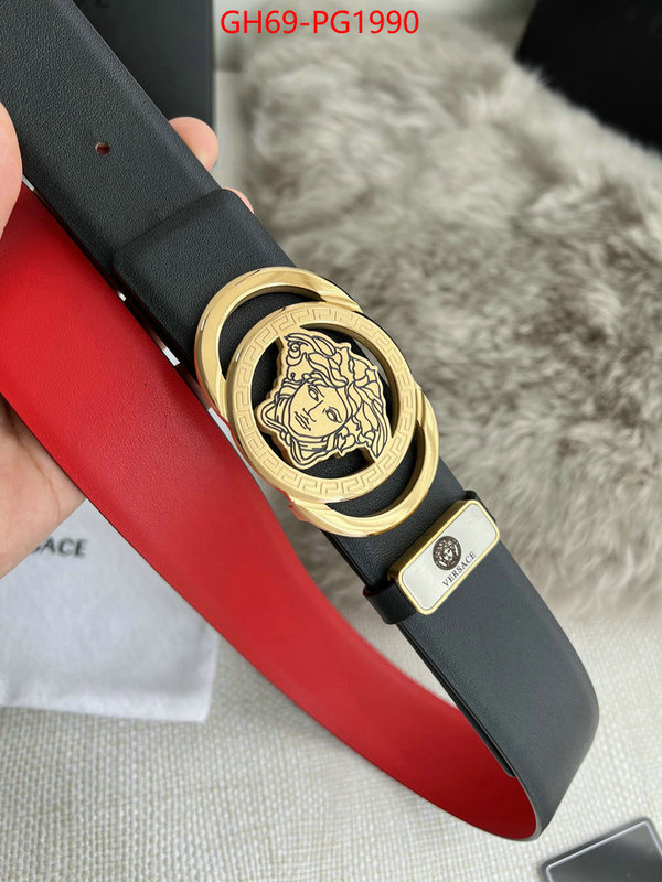 Belts-Versace high quality replica designer ID: PG1990 $: 69USD