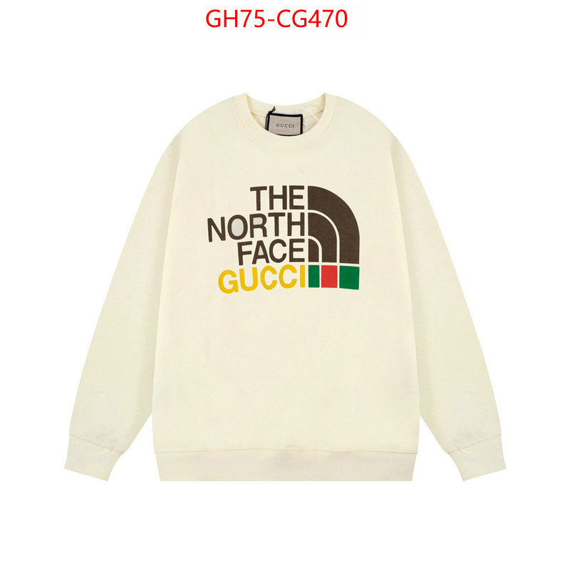 Clothing-Gucci aaaaa+ quality replica ID: CG470 $: 75USD