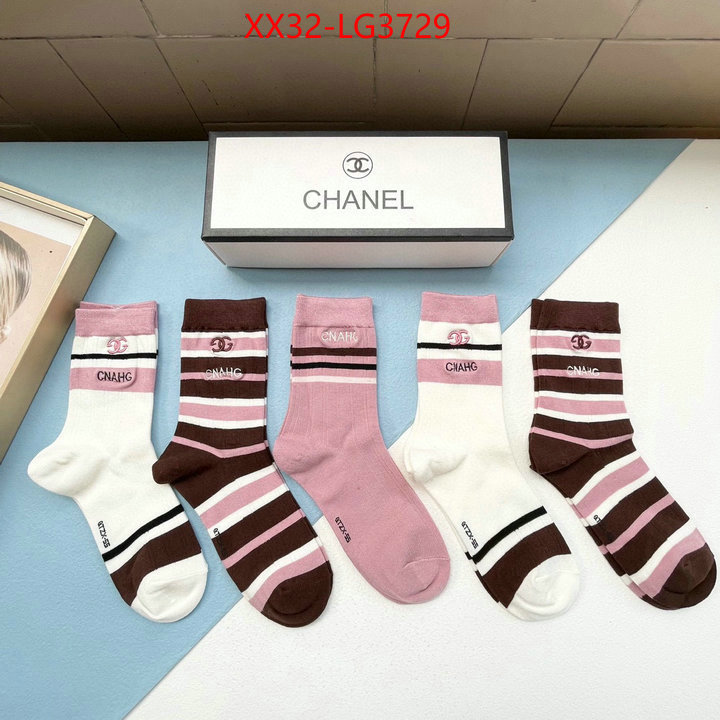 Sock-Chanel buy best quality replica ID: LG3729 $: 32USD