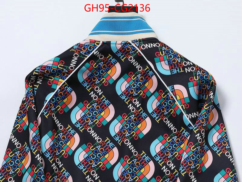 Clothing-Gucci replica 2023 perfect luxury ID: CG2136 $: 95USD