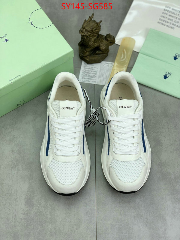 Men Shoes-Offwhite best quality fake ID: SG585 $: 145USD