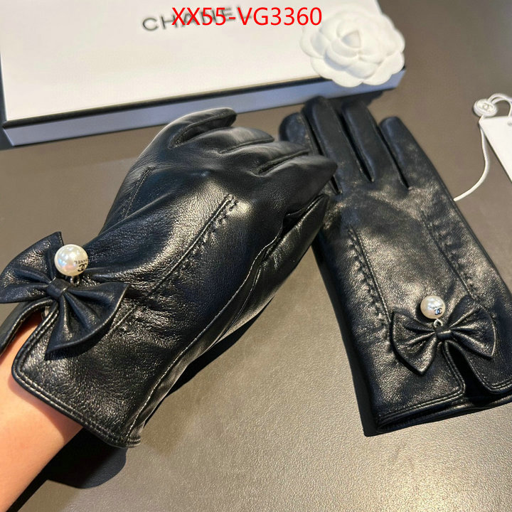 Gloves-Chanel replica designer ID: VG3360 $: 55USD