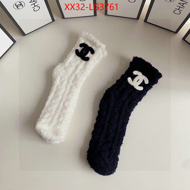 Sock-Chanel 1:1 replica wholesale ID: LG3761 $: 32USD