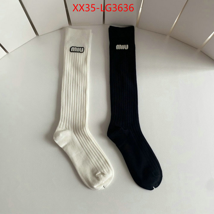 Sock-Miu Miu perfect replica ID: LG3636 $: 35USD