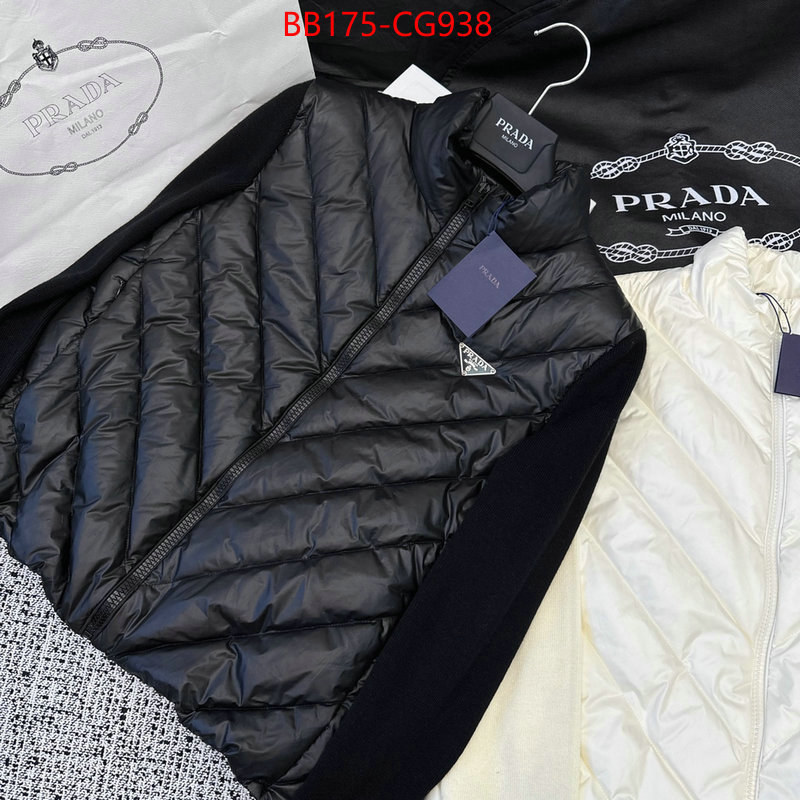 Down jacket Women-Prada how to start selling replica ID: CG938 $: 175USD