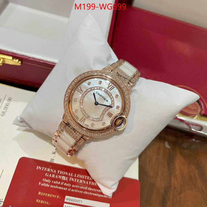 Watch(TOP)-Cartier luxury shop ID: WG699 $: 199USD