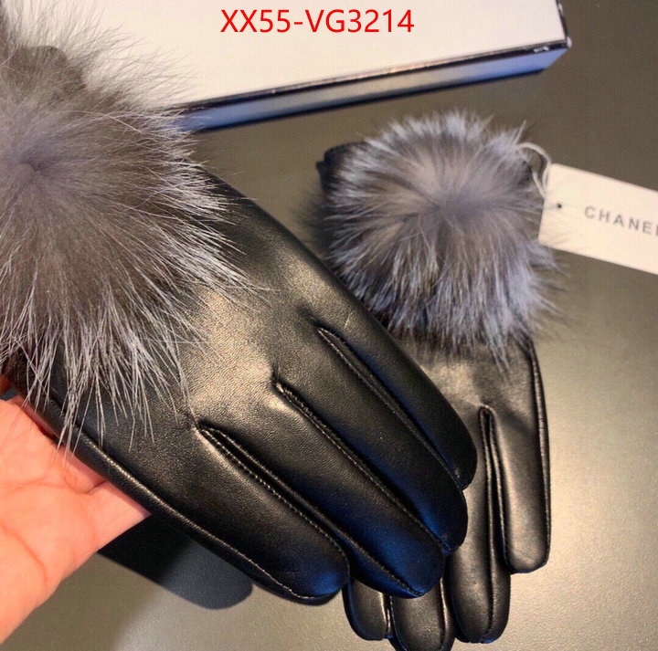 Gloves-Chanel highest product quality ID: VG3214 $: 55USD