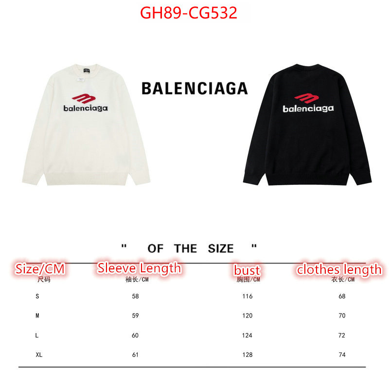 Clothing-Balenciaga top grade ID: CG532 $: 89USD