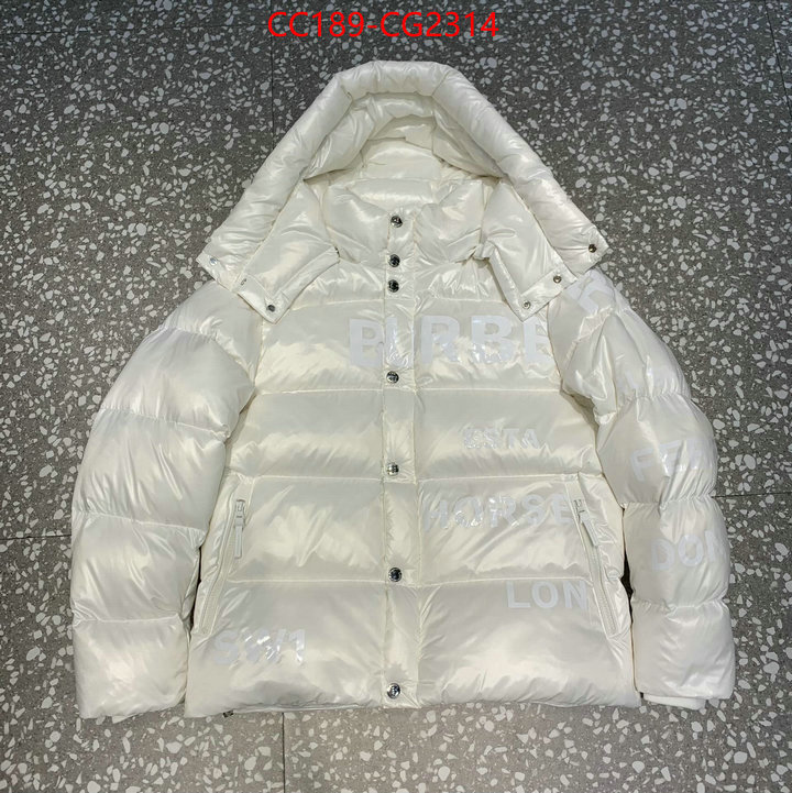 Down jacket Men-Burberry from china ID: CG2314 $: 189USD