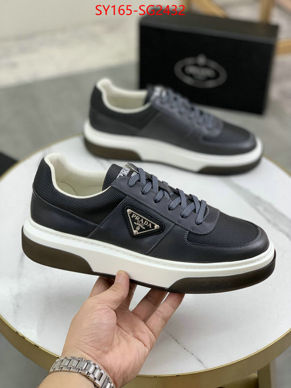 Men shoes-Prada 1:1 replica wholesale ID: SG2432 $: 165USD