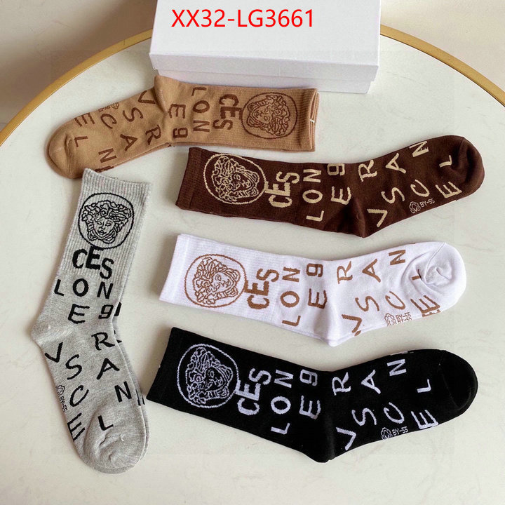 Sock-Versace where could you find a great quality designer ID: LG3661 $: 32USD