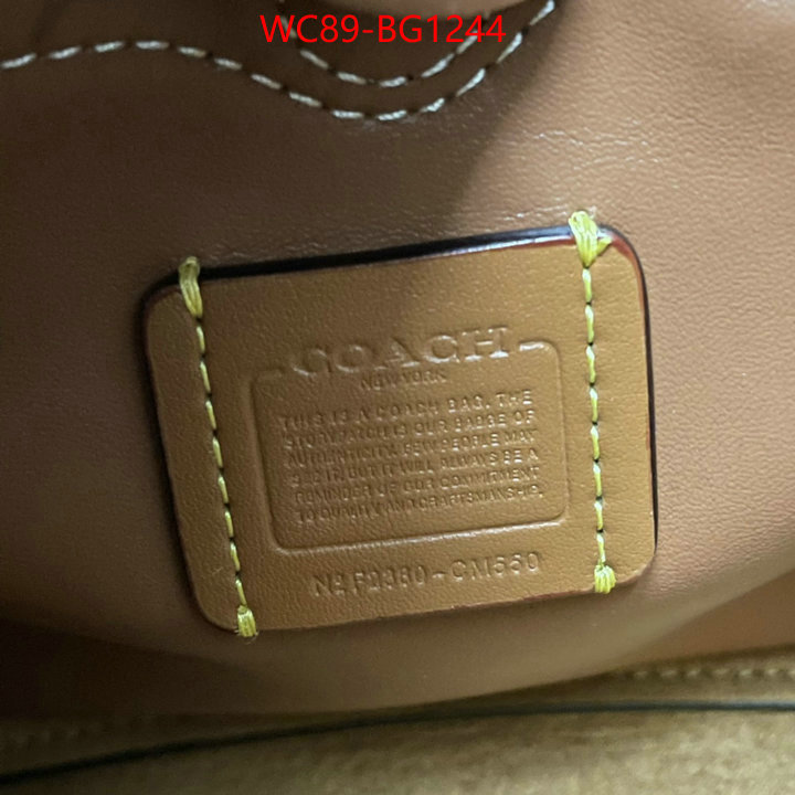 Coach Bags(4A)-Handbag- outlet 1:1 replica ID: BG1244 $: 89USD