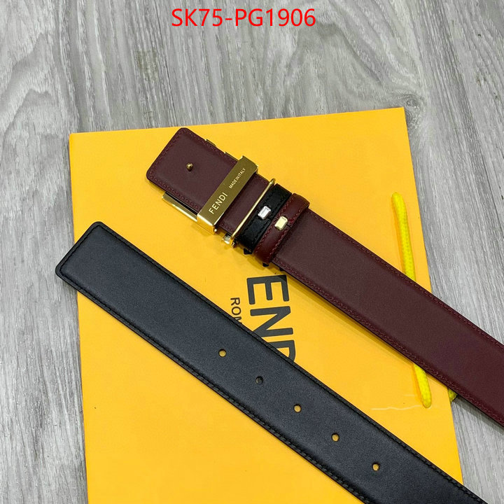 Belts-Fendi how quality ID: PG1906 $: 75USD