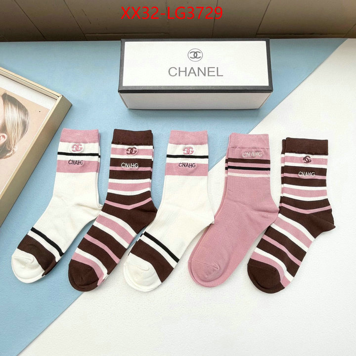 Sock-Chanel buy best quality replica ID: LG3729 $: 32USD