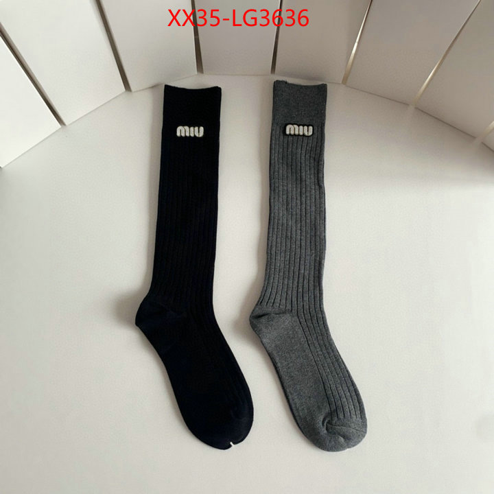 Sock-Miu Miu perfect replica ID: LG3636 $: 35USD