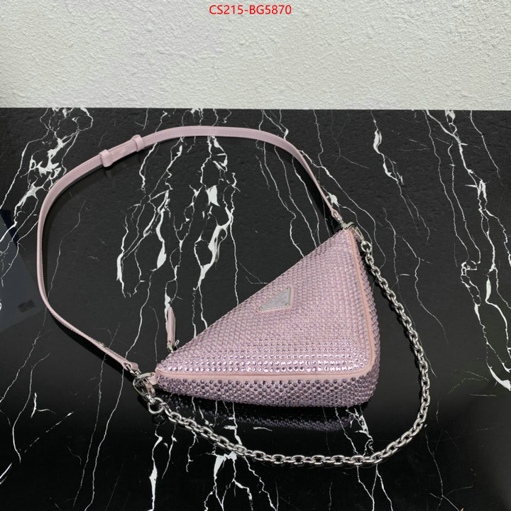 Prada Bags (TOP)-Triangle quality aaaaa replica ID: BG5870 $: 215USD,