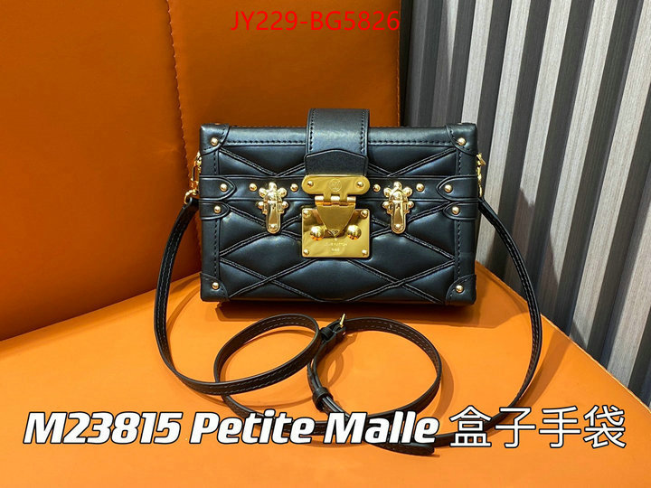 LV Bags(TOP)-Petite Malle- designer fake ID: BG5826 $: 229USD