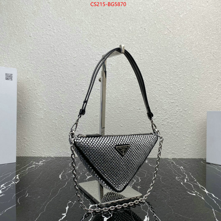 Prada Bags (TOP)-Triangle quality aaaaa replica ID: BG5870 $: 215USD,